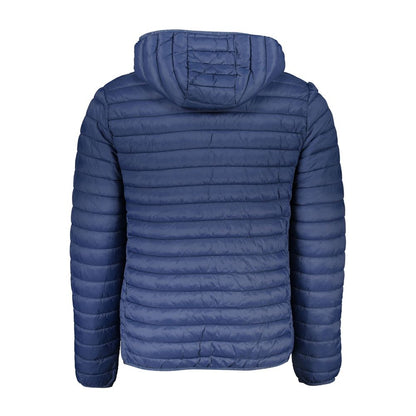 Hooded Jacket by North Sails for men in polyamide blue features a smart silhouette, perfectly accentuated by its unique hooded neckline and functional pockets & hooded for a smart finish.
