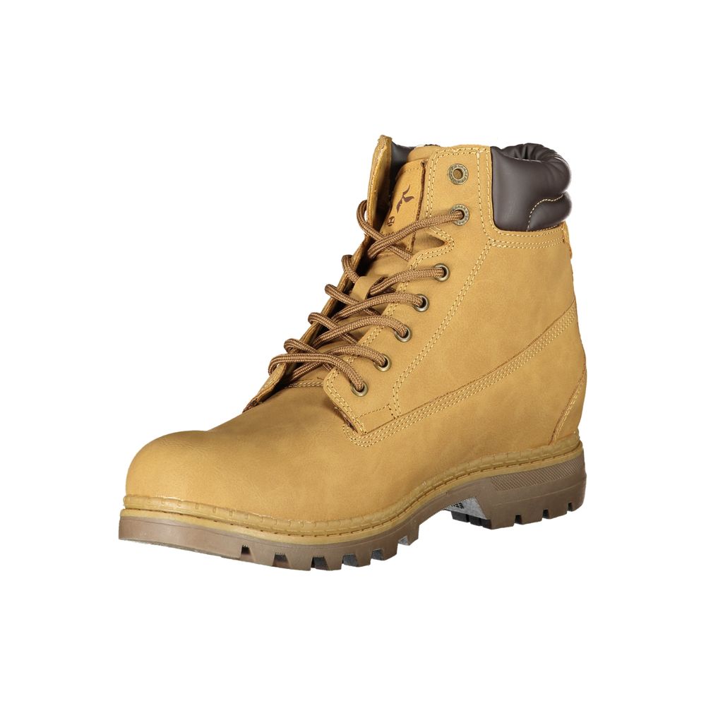 Lace-Up Boots by Carrera for men in polyester & polyethylene yellow features an aerodynamic silhouette from the Men's Polyester & Polyethylene Lace-Up Boots collection, showcasing a aerodynamic and refined for an aerodynamic look.