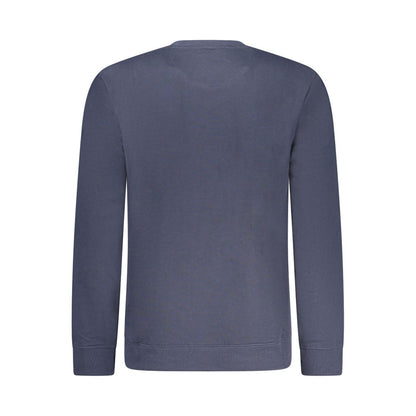 Sweatshirt by Lee for men in cotton blue features an provocated silhouette, detailed with a provocated and a refined for a sophisticated aesthetic.