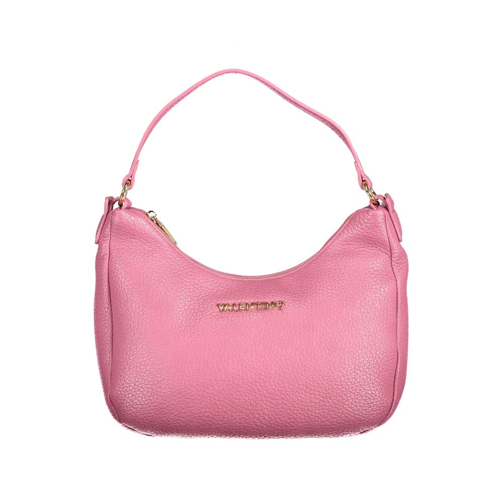 This Crossbody Handbag by Mario Valentino for women in polyethylene and pink presents a sculptural silhouette featuring a secure zipper, ample internal-pockets, and versatile crossbody-strap, shoulder-strap, handle, adjustable-strap & detachable-strap for a sculptural finish.