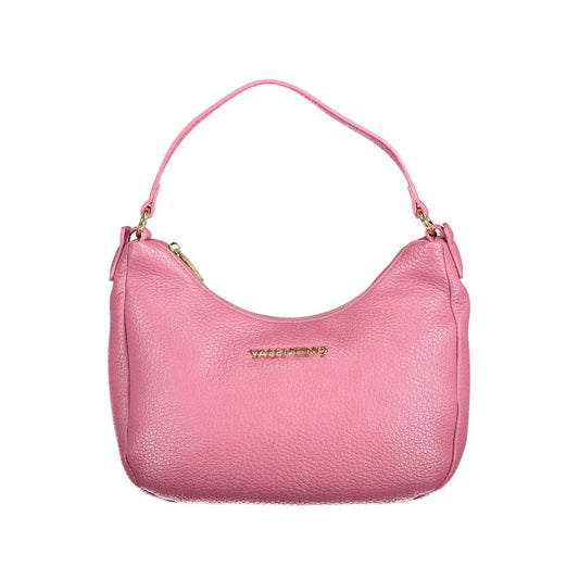 This Crossbody Handbag by Mario Valentino for women in polyethylene and pink presents a sculptural silhouette featuring a secure zipper, ample internal-pockets, and versatile crossbody-strap, shoulder-strap, handle, adjustable-strap & detachable-strap for a sculptural finish.