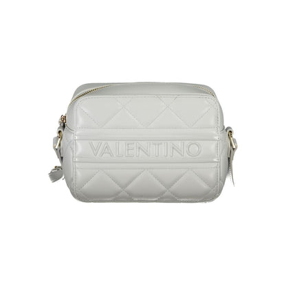 Handbag by Mario Valentino for women in polyethylene gray features a ornamental silhouette, showcasing a secure zipper, ample internal-pockets, and ornamental shoulder-strap & adjustable-strap for a sophisticated look.
