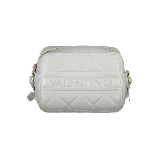 Handbag by Mario Valentino for women in polyethylene gray features a ornamental silhouette, showcasing a secure zipper, ample internal-pockets, and ornamental shoulder-strap & adjustable-strap for a sophisticated look.
