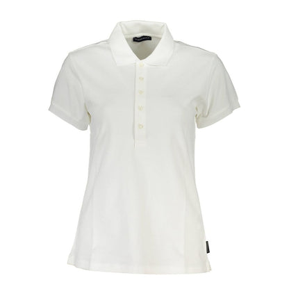 Polo Shirt by North Sails for women in stretch organic cotton white showcases a enviable silhouette, featuring a refined and short-sleeve for a enviable finish.