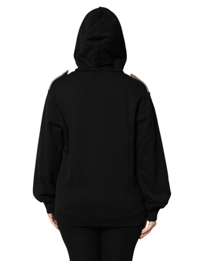 Dolce & Gabbana Women's Cotton Hooded Jacket - Black