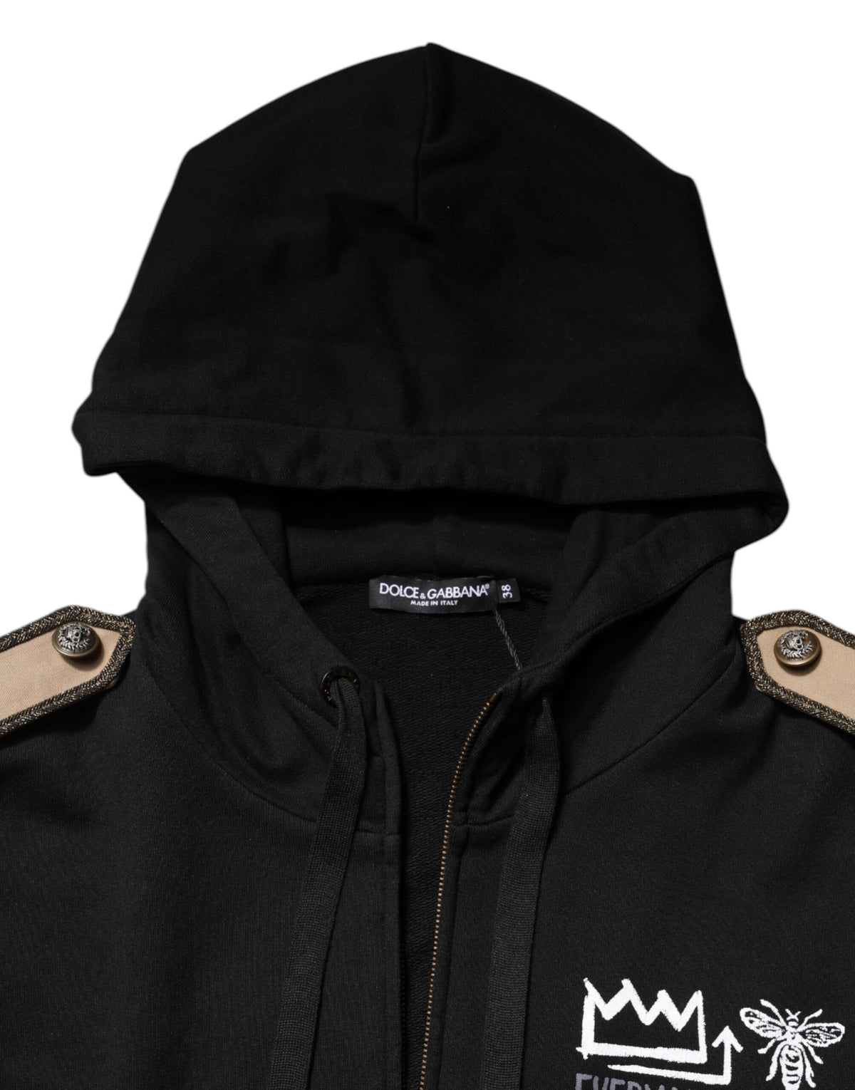 Dolce & Gabbana Women's Cotton Hooded Jacket - Black