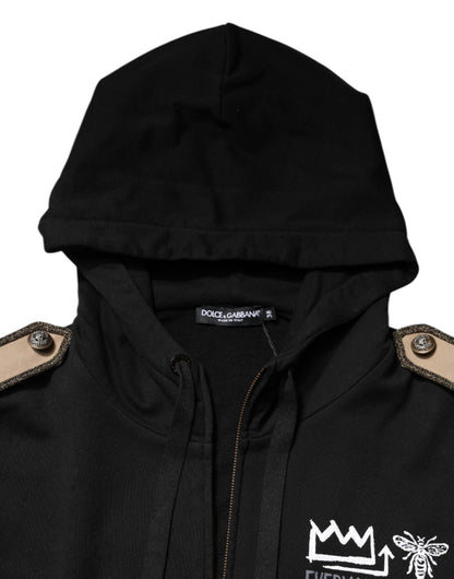 Dolce & Gabbana Women's Cotton Hooded Jacket - Black
