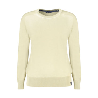 Sweater by North Sails for women in viscose cotton green & signature features an polished silhouette, showcasing refined and a sophisticated crew neckline for a truly polished finish.