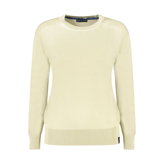 Sweater by North Sails for women in viscose cotton green & signature features an polished silhouette, showcasing refined and a sophisticated crew neckline for a truly polished finish.