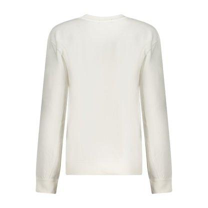 Sweatshirt by North Sails for women in cotton canvas white features an enviable silhouette, showcasing a premium and refined for a truly enviable finish.