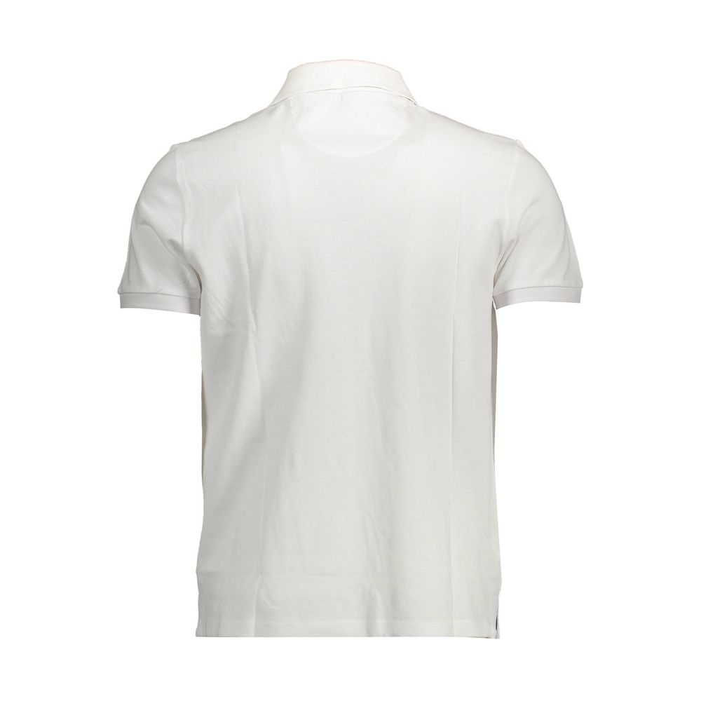 Polo Shirt by North Sails for men in cotton white presents a sleek silhouette, featuring a refined and for a sleek finish.