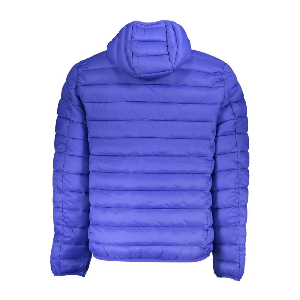 Hooded Jacket by Norway 1963 for men in polyamide blue showcases a contemporary silhouette, detailed with a contemporary and premium pockets & hooded for a sophisticated finish.