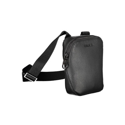 Shoulder Bag by Calvin Klein for men in polyester & polyethylene black features a effortless sophistication silhouette, secured by a zipper with ample external-pockets and versatile shoulder-strap & adjustable-strap for a effortless sophistication finish.