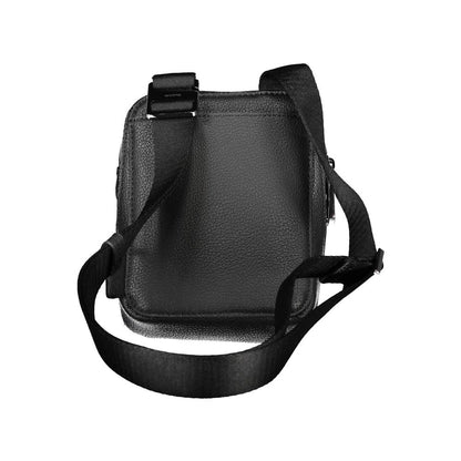 Shoulder Bag by Calvin Klein for men in polyester & polyethylene black features a stately silhouette, showcasing a secure zipper, ample external-pockets, and stately shoulder-strap & adjustable-strap for a stately finish.