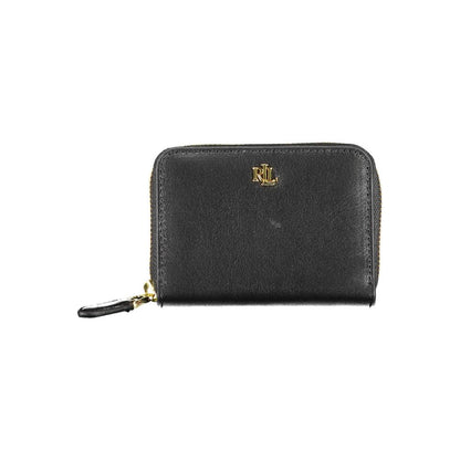 Cardholder Wallet by Ralph Lauren for women in leather black presents a architectural silhouette from the Leather Cardholder Wallet collection, showcasing architectural card-organization coin-purse for a architectural finish.