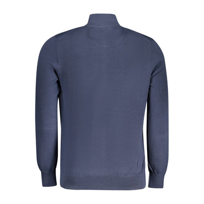 Cardigan by Timberland for men in organic cotton blue features an crisp silhouette, showcasing a sophisticated and detail for a truly crisp finish.