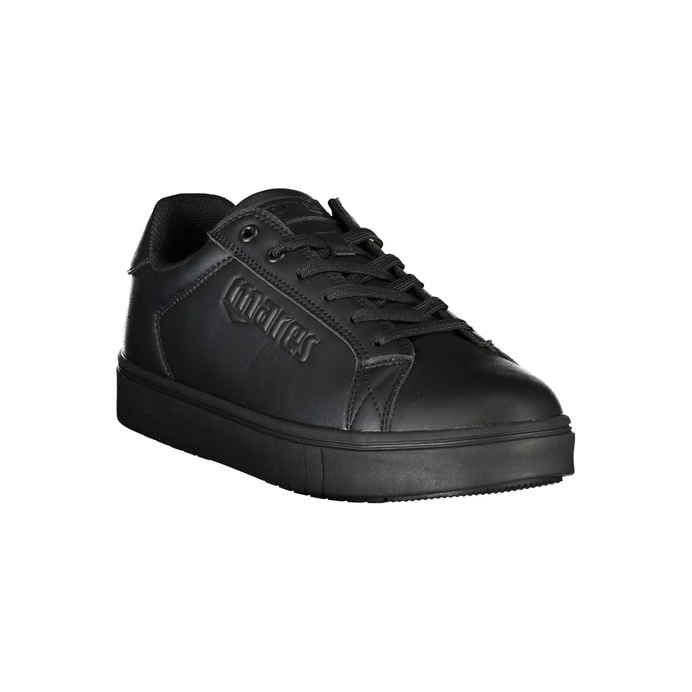 Sneakers by Mares for men in polyester black presents a sumptuous silhouette from the Men's Fashion Polyester Sneakers collection, showcasing a sumptuous fashion style for an elevated aesthetic.