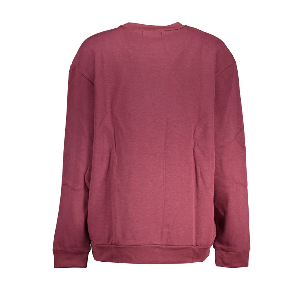 Sweatshirt by Cavalli Class for women in cotton polyester purple presents a smart casual silhouette, featuring a smart casual crew neckline and for a sophisticated look.