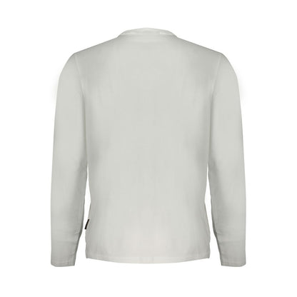 T-Shirt by Napapijri for men in cotton white features a plush silhouette, showcasing a sophisticated and for a truly plush finish.