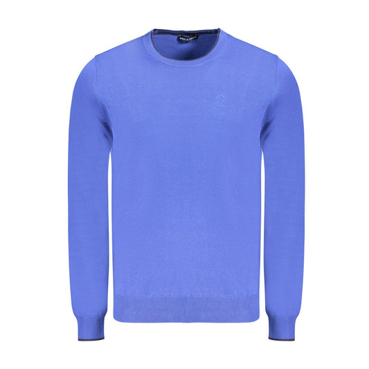 Sweatshirt by North Sails for men in cotton blue features a unrivaled silhouette with a refined crew neckline and unrivaled detailing for a sophisticated look.