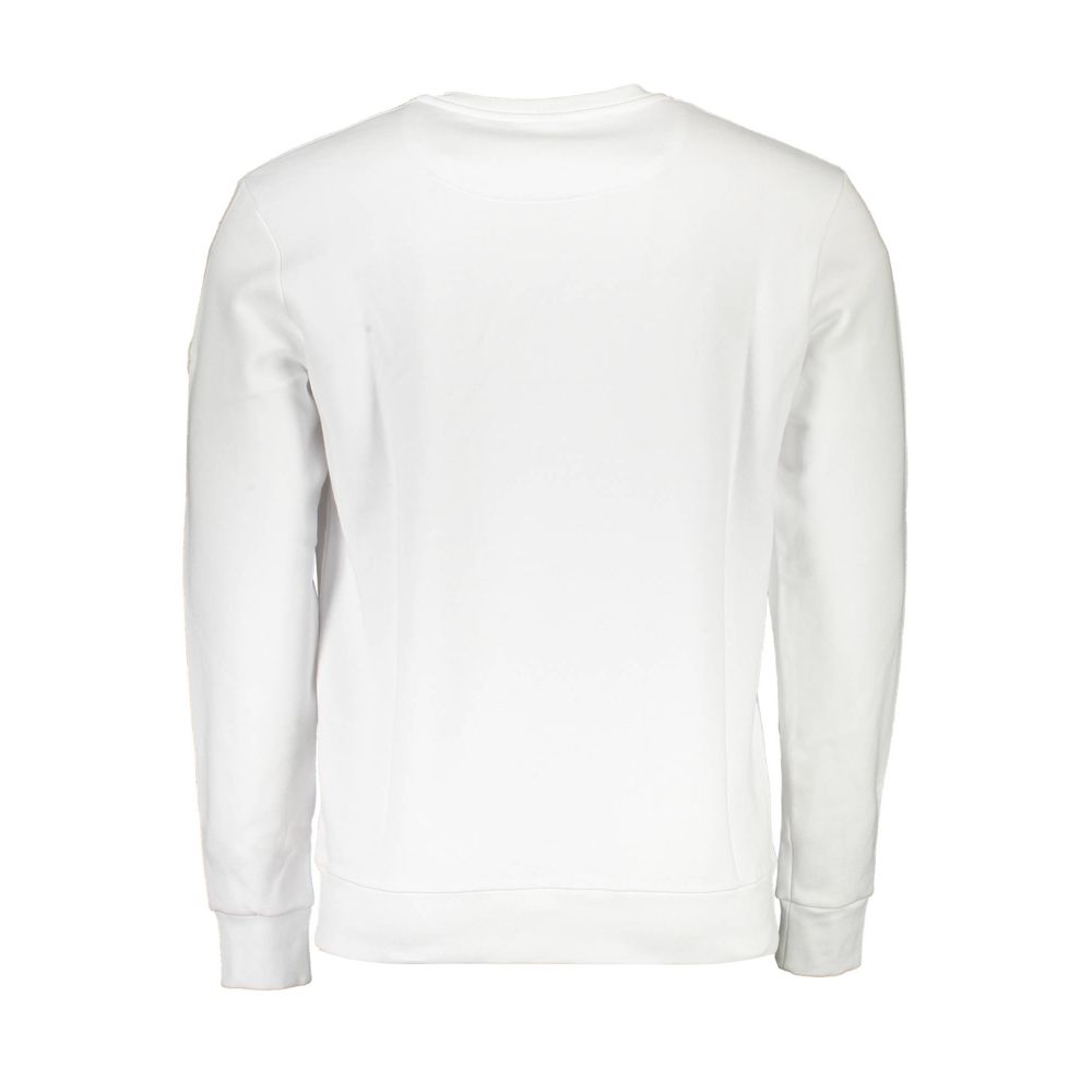 Sweatshirt by North Sails for men in cotton polyester white & print features an provocated silhouette, detailed with a provocated and a refined for a sophisticated aesthetic.