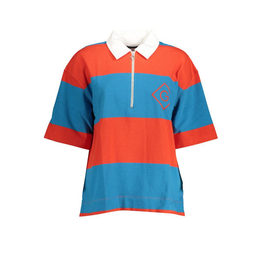This Polo Shirt by Gant for women in organic cotton red & signature presents a flawless silhouette, showcasing flawless short-sleeve detailing and a refined for a truly flawless aesthetic.