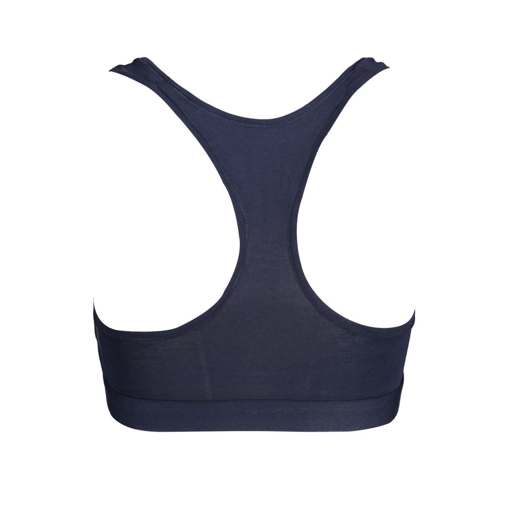 Lingerie by Tommy Hilfiger for women in stretch cotton blue showcases a bespeak silhouette, artfully capturing the essence of the bespeak Women's Stretch Cotton Lingerie design for a sophisticated look.