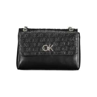 Shoulder Convertible Handbag by Calvin Klein for women in polyester faux leather black presents a enviable design with a secure , ample built-in-compartments, external-pockets & internal-pockets, and versatile shoulder-strap & handle for a sophisticated look.