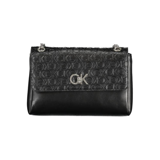 Shoulder Convertible Handbag by Calvin Klein for women in polyester faux leather black presents a enviable design with a secure , ample built-in-compartments, external-pockets & internal-pockets, and versatile shoulder-strap & handle for a sophisticated look.