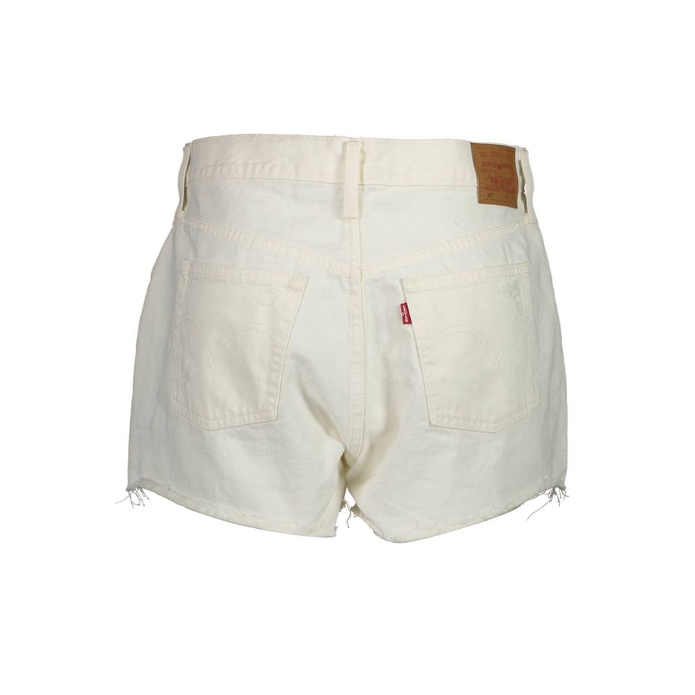 Pants by Levi's for women in denim cotton white features a enduring silhouette, showcasing a enduring and short with a for a premium, tailored aesthetic.