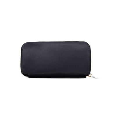 Cardholder Wallet by Tommy Hilfiger for women in nylon blue presents a refined silhouette, artfully capturing the essence of the Nylon Cardholder Wallet design with sophisticated card-organization coin-purse for a refined look.
