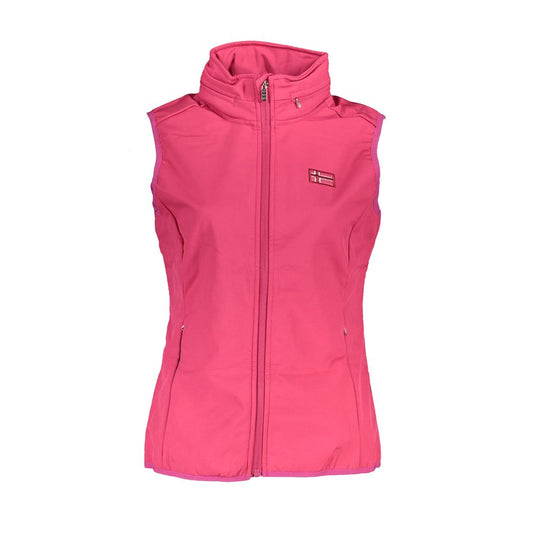 Hooded Jacket by Scuola Nautica for women in polyester pink showcases a contemporary silhouette, detailed with a contemporary hooded neckline and premium pockets & hooded for a sophisticated finish.