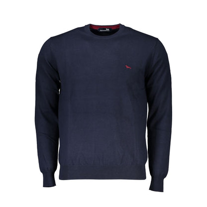 Sweater by Harmont & Blaine for men in cotton blue showcases an masterful silhouette, artfully detailed with a masterful crew neckline and for a sophisticated, premium finish.