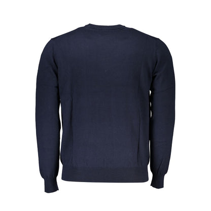 This Sweater by Harmont & Blaine for men in cotton blue presents a understated silhouette, featuring a sophisticated crew neckline and for a understated finish.