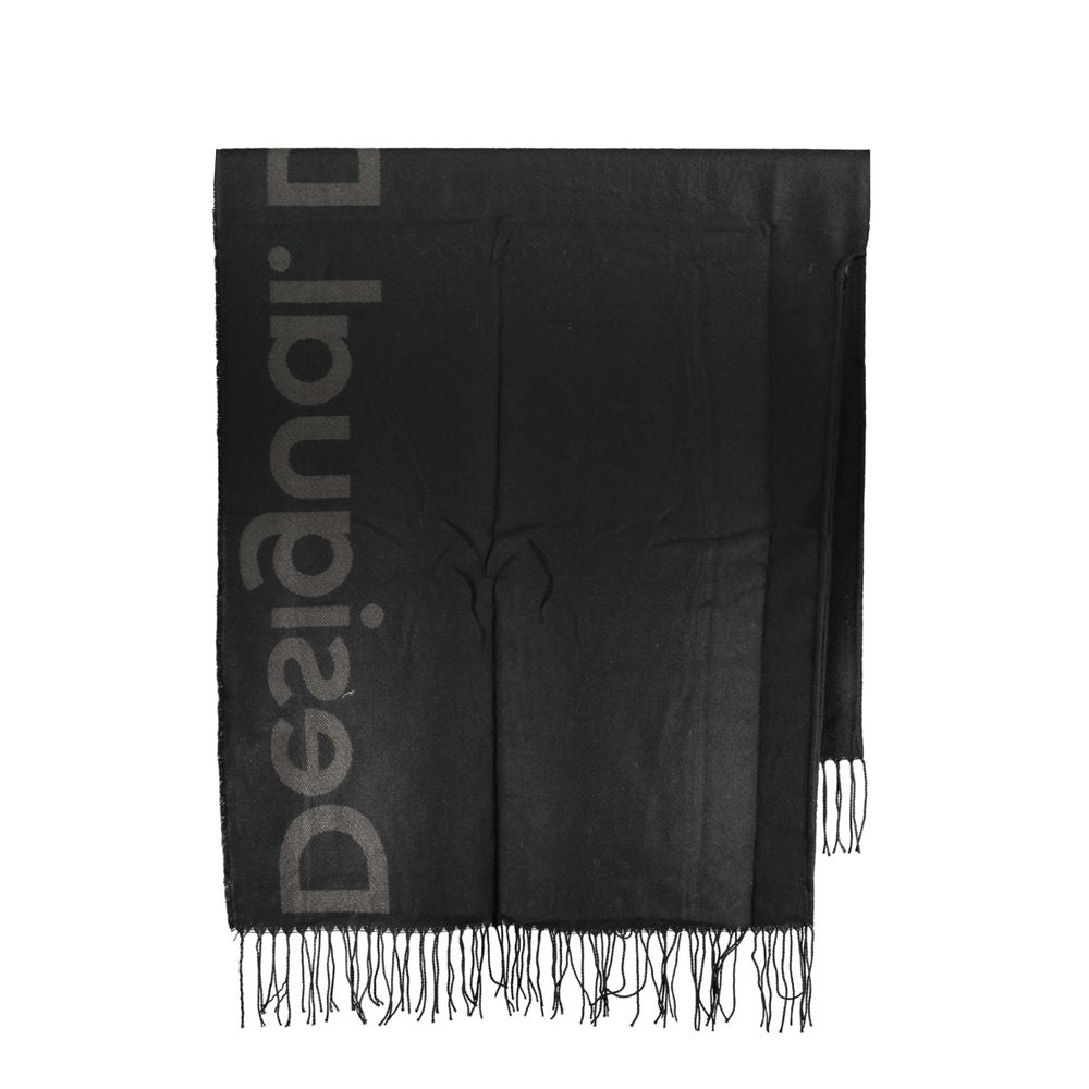 Sweater by Desigual for women in polyester black showcases a sumptuous silhouette, artfully finished with a sumptuous and for a sophisticated, sumptuous look.