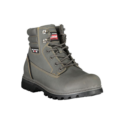 Lace-Up Boots by Carrera for men in polyester & polyethylene brown & gray showcases a aeronautic silhouette as Men's Polyester & Polyethylene Lace-Up Boots, artfully defined by a aeronautic and a aeronautic .