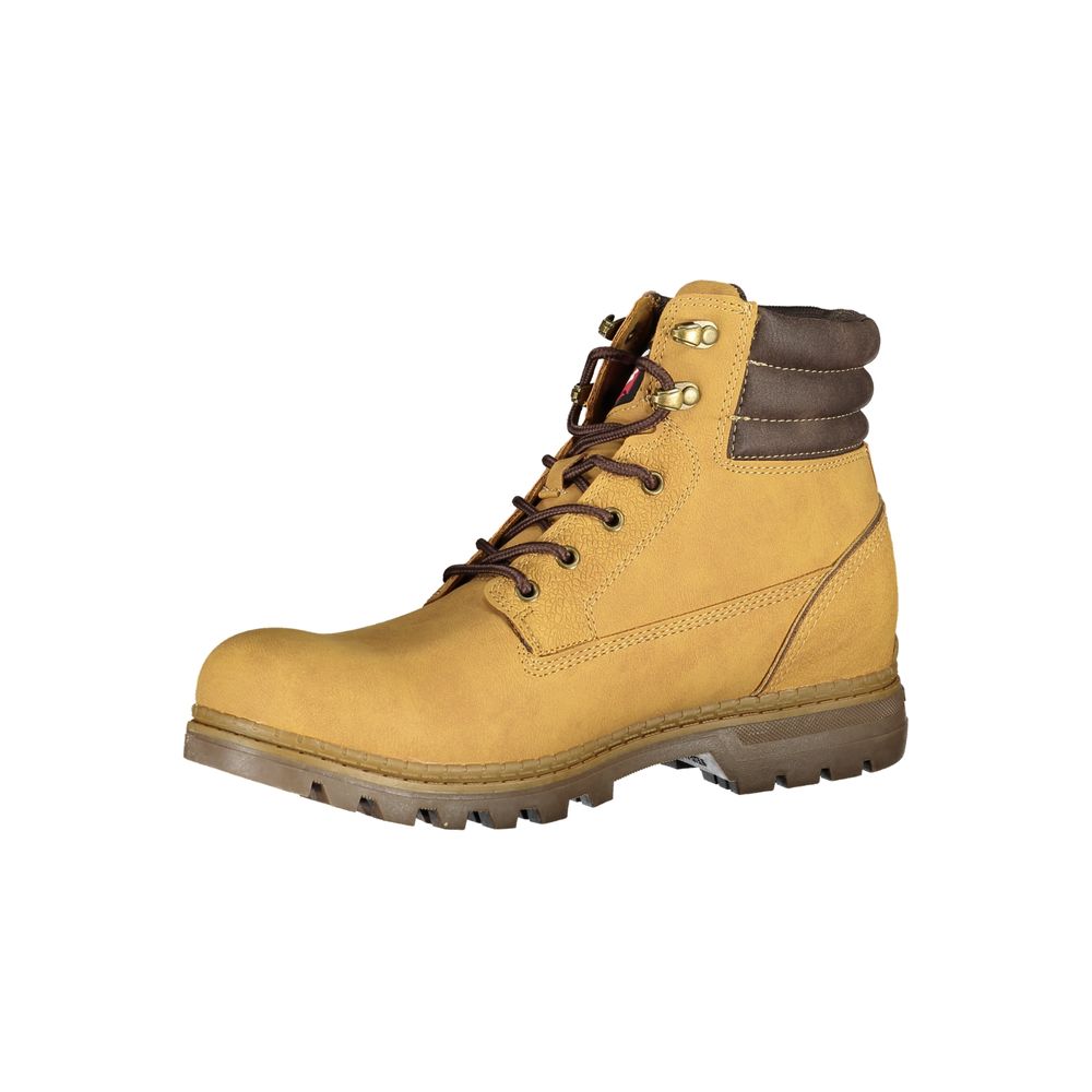 Lace-Up Boots by Carrera for men in polyester & polyethylene yellow showcases a ergonomic silhouette from the Men's Polyester & Polyethylene Lace-Up Boots collection, featuring a ergonomic and a ergonomic .