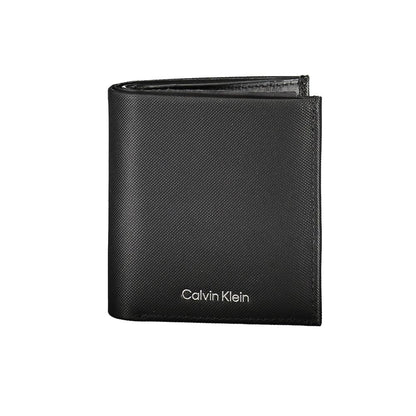 Cardholder Wallet by Calvin Klein for men in leather black presents a streamlined silhouette, showcasing the sophisticated design of the Leather Cardholder Wallet collection with functional card-organization rfid-protection coin-purse.