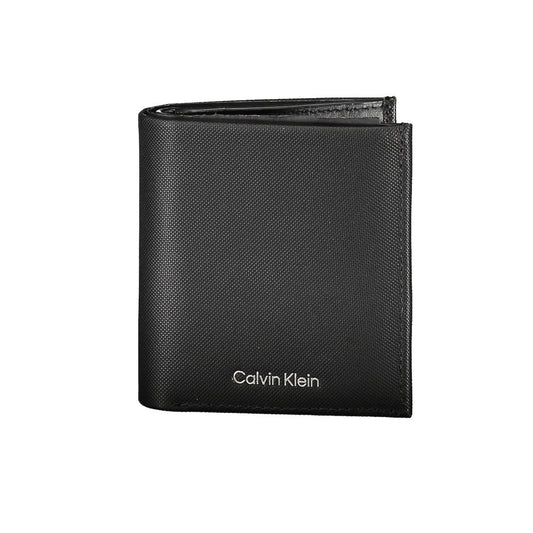 Cardholder Wallet by Calvin Klein for men in leather black presents a streamlined silhouette, showcasing the sophisticated design of the Leather Cardholder Wallet collection with functional card-organization rfid-protection coin-purse.