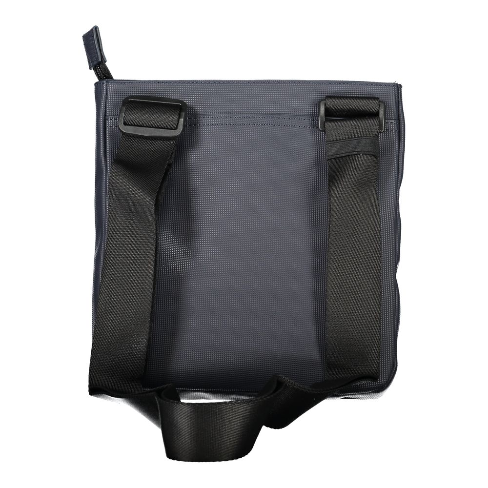 Shoulder Bag by Tommy Hilfiger for men in polyethylene blue features an effortlessly chic silhouette with a secure zipper, ample internal-pockets, and versatile shoulder-strap & adjustable-strap for effortlessly chic everyday luxury.