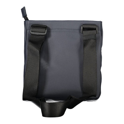 Shoulder Bag by Tommy Hilfiger for men in polyethylene blue features an effortlessly chic silhouette with a secure zipper, ample internal-pockets, and versatile shoulder-strap & adjustable-strap for effortlessly chic everyday luxury.