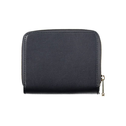 Wallet by Tommy Hilfiger for women in polyethylene blue presents a architectural silhouette from the Polyethylene Wallet collection, showcasing architectural coin-purse for a architectural finish.