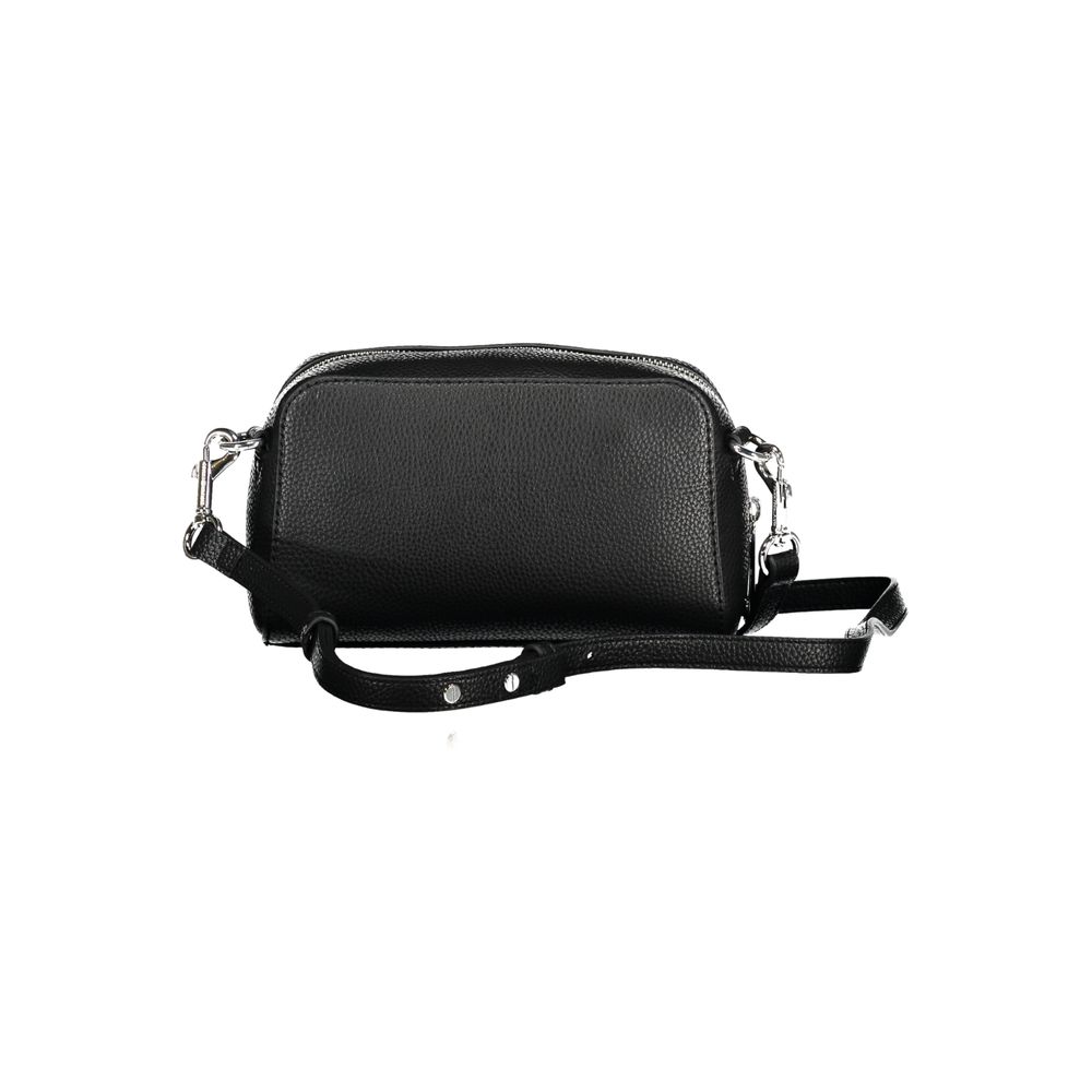 Shoulder Handbag by Tommy Hilfiger for women in polyethylene black & signature presents a ornamental silhouette, showcasing a secure zipper, ample , and versatile shoulder-strap & adjustable-strap for a ornamental finish.