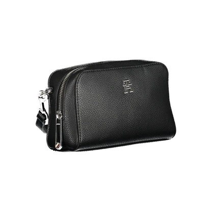 Shoulder Handbag by Tommy Hilfiger for women in polyethylene black & signature features a exquisite silhouette, showcasing a secure zipper and exquisite with versatile shoulder-strap & adjustable-strap for a exquisite finish.