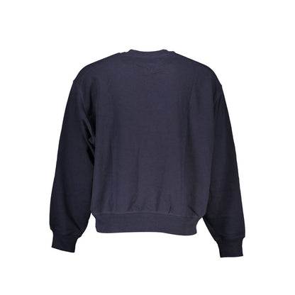 Sweatshirt by Tommy Hilfiger for men in cotton polyester blue features an exquisite silhouette, showcasing and details for a exquisite look.