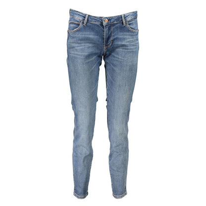 Jeans by Guess Jeans for women in organic cotton blue features a refined silhouette with a refined skinny, defined by a and a refined long for a refined finish.