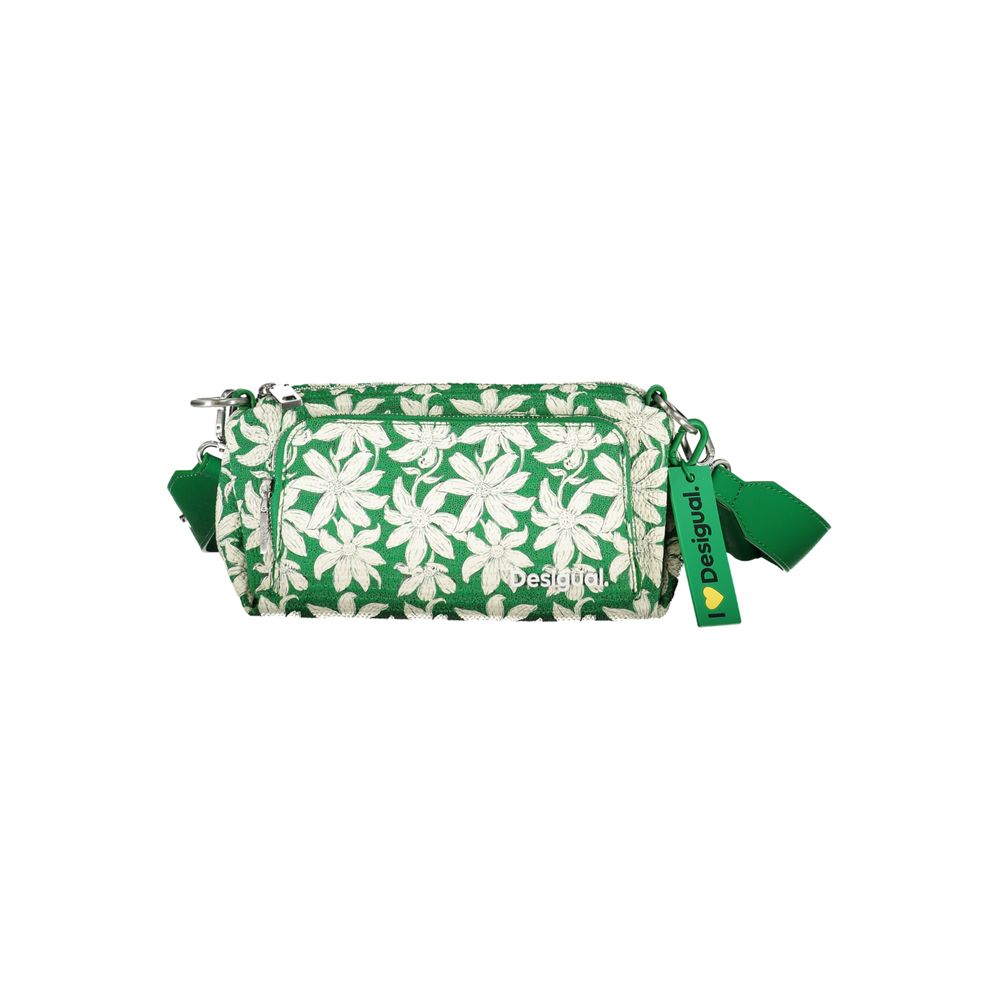 Shoulder Handbag by Desigual for women in polyethylene green features a exquisite silhouette, showcasing a secure zipper and exquisite external-pockets & internal-pockets with versatile shoulder-strap & adjustable-strap for a exquisite finish.