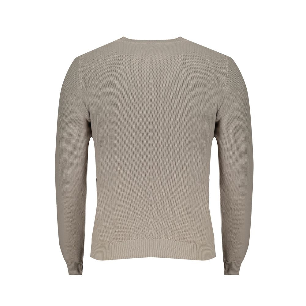Sweater by North Sails for men in organic cotton gray showcases a downtown chic silhouette, artfully finished with a downtown chic and for a sophisticated, high-end look.
