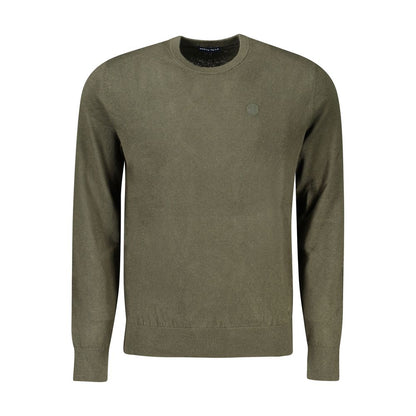 Sweater by North Sails for men in cotton green showcases an masterful silhouette, artfully detailed with a masterful crew neckline and long-sleeve for a sophisticated, premium finish.