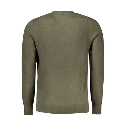 Sweater by North Sails for men in cotton green features an tactile silhouette, showcasing a sophisticated and tactile for a refined finish.